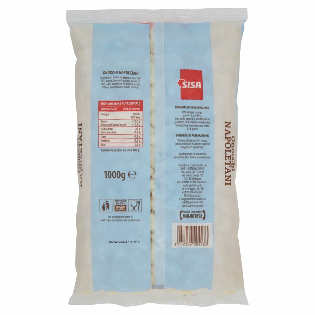 Sisa Gnocchi napoletani 1000 g