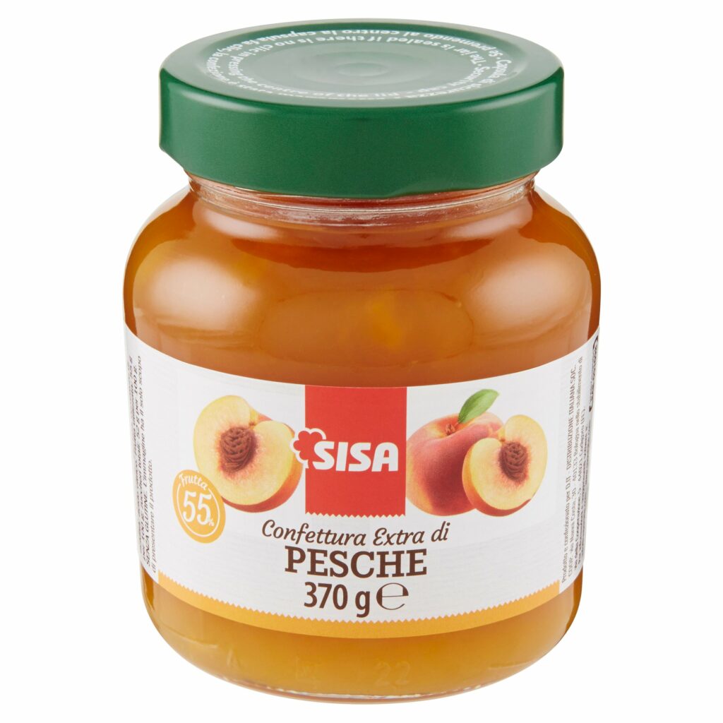 Sisa Confettura Extra di Pesche 370 g