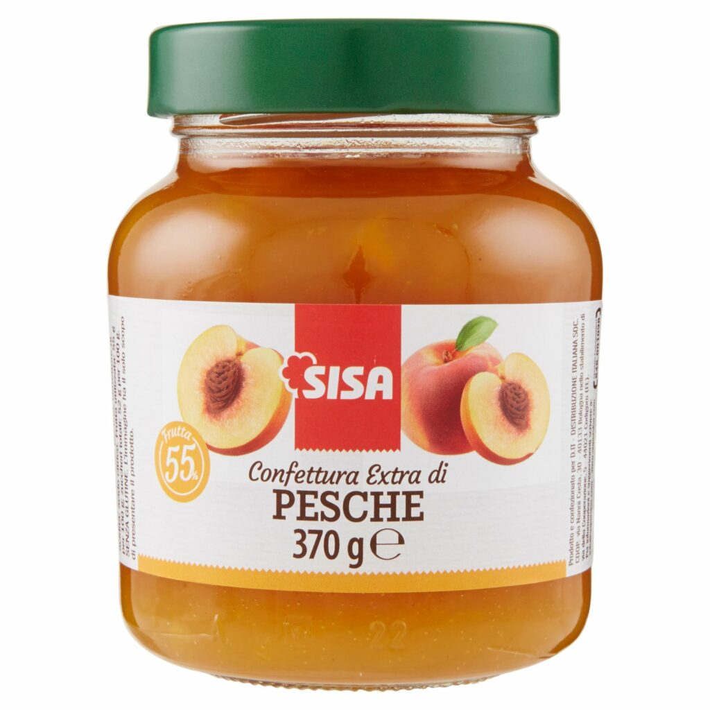 Sisa Confettura Extra di Pesche 370 g