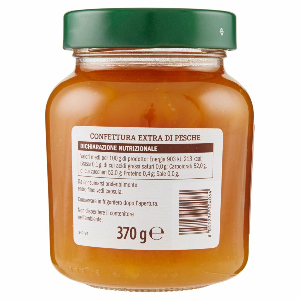 Sisa Confettura Extra di Pesche 370 g