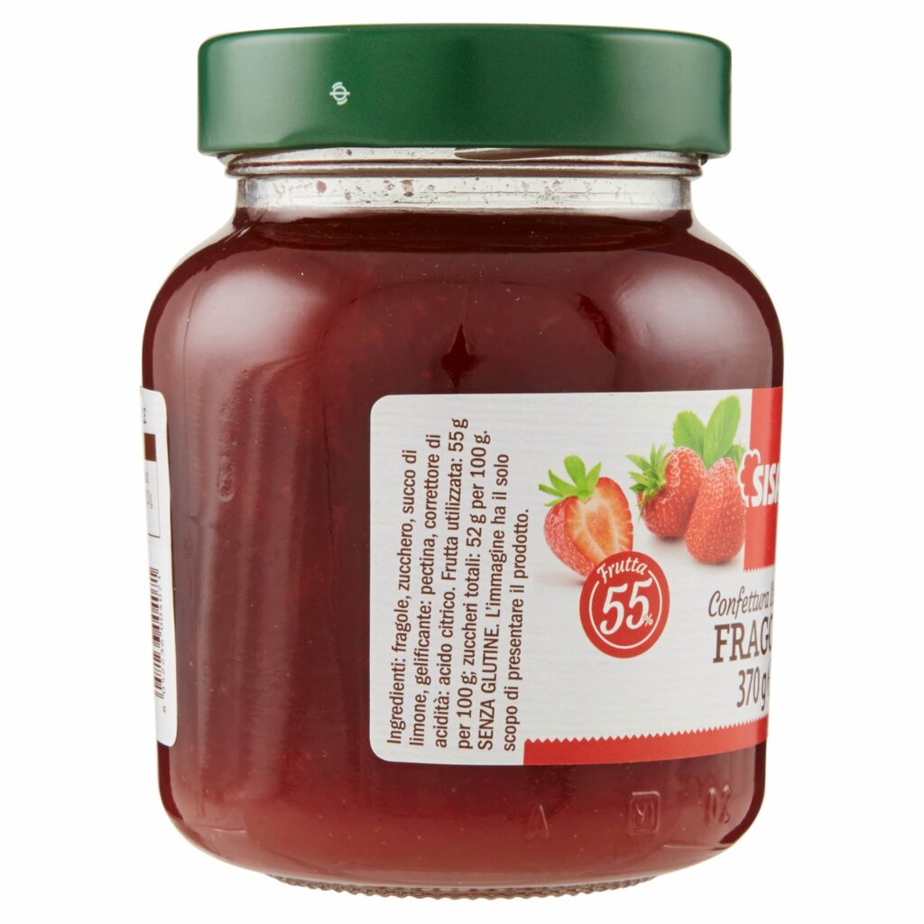 Sisa Confettura Extra di Fragole 370 g