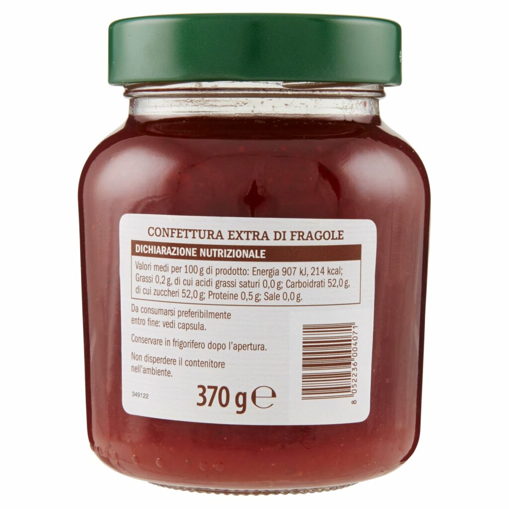 Sisa Confettura Extra di Fragole 370 g