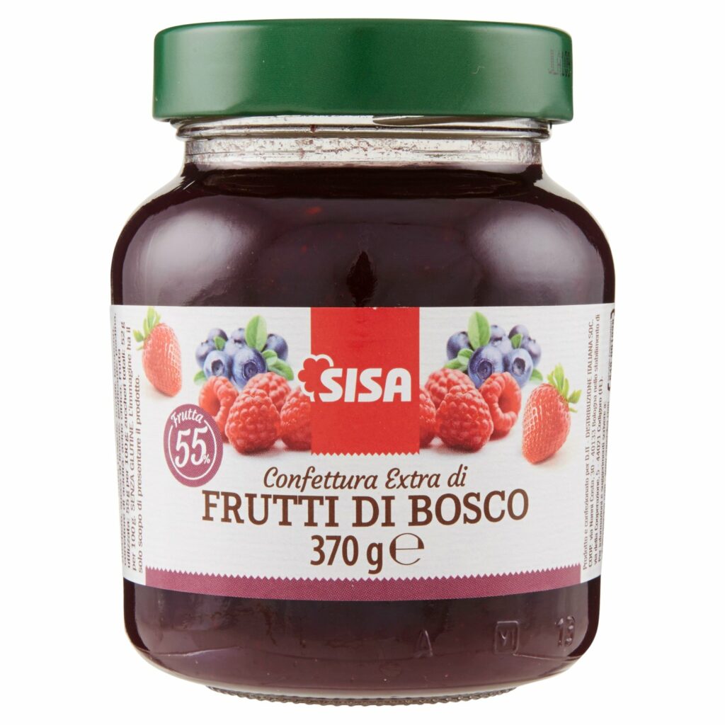 Sisa Confettura Extra di Frutti di Bosco 370 g