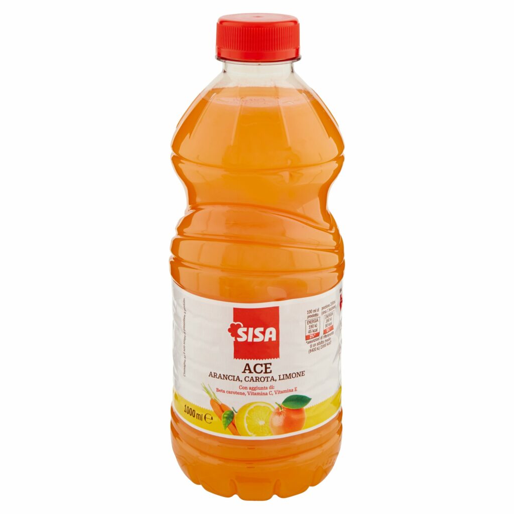 Sisa ACE Arancia, Carota, Limone 1000 ml