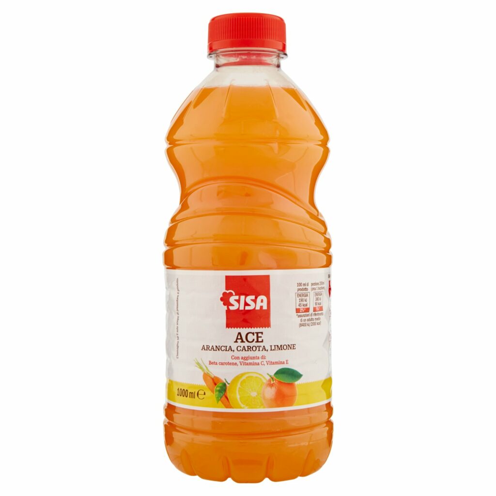 Sisa ACE Arancia, Carota, Limone 1000 ml