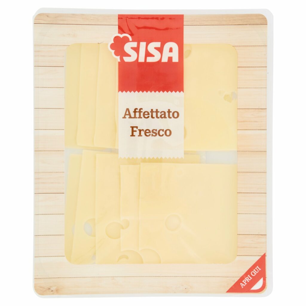 Sisa Affettato Fresco Emmental Bavarese a Fette 150 g