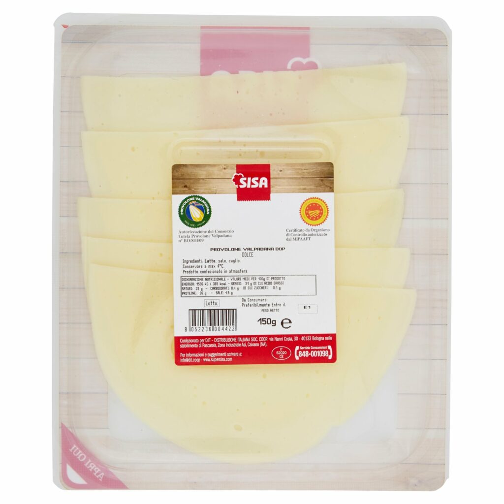 Sisa Affettato Fresco Provolone Valpadana DOP Dolce 150 g