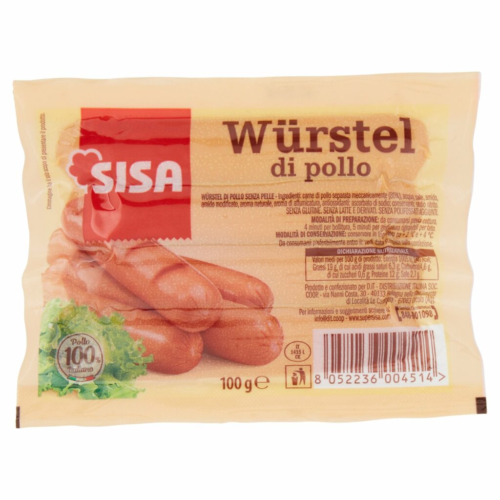 Sisa Würstel di pollo 100 g
