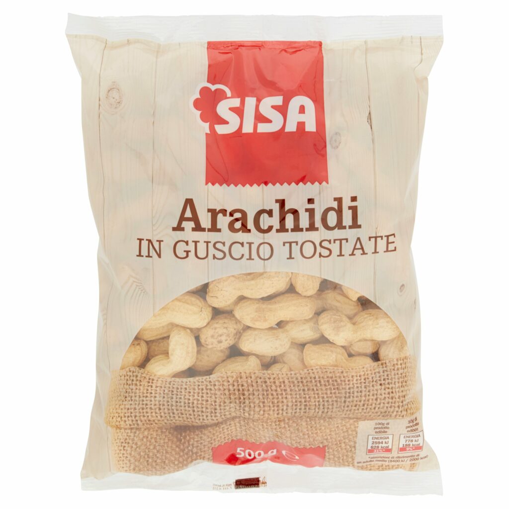 Sisa Arachidi in Guscio Tostate 500 g