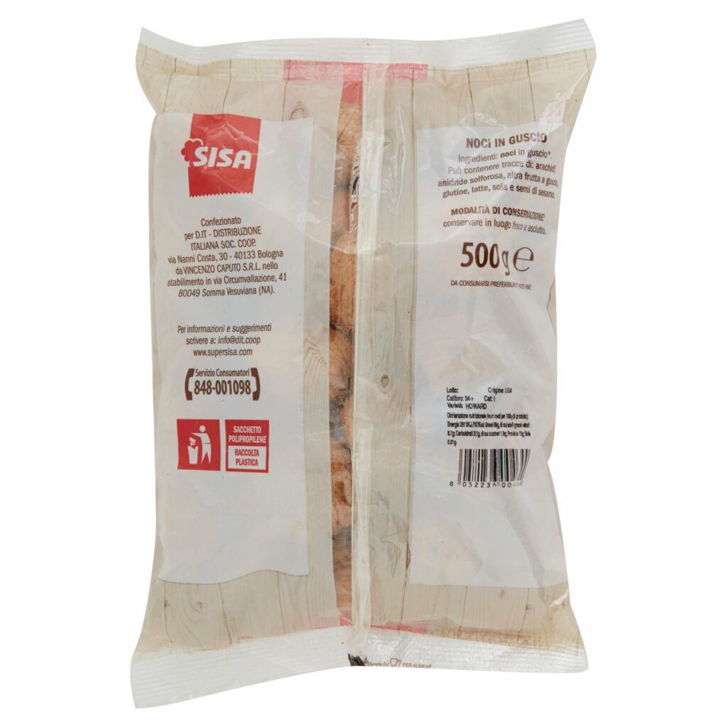 Sisa Noci in Guscio 500 g