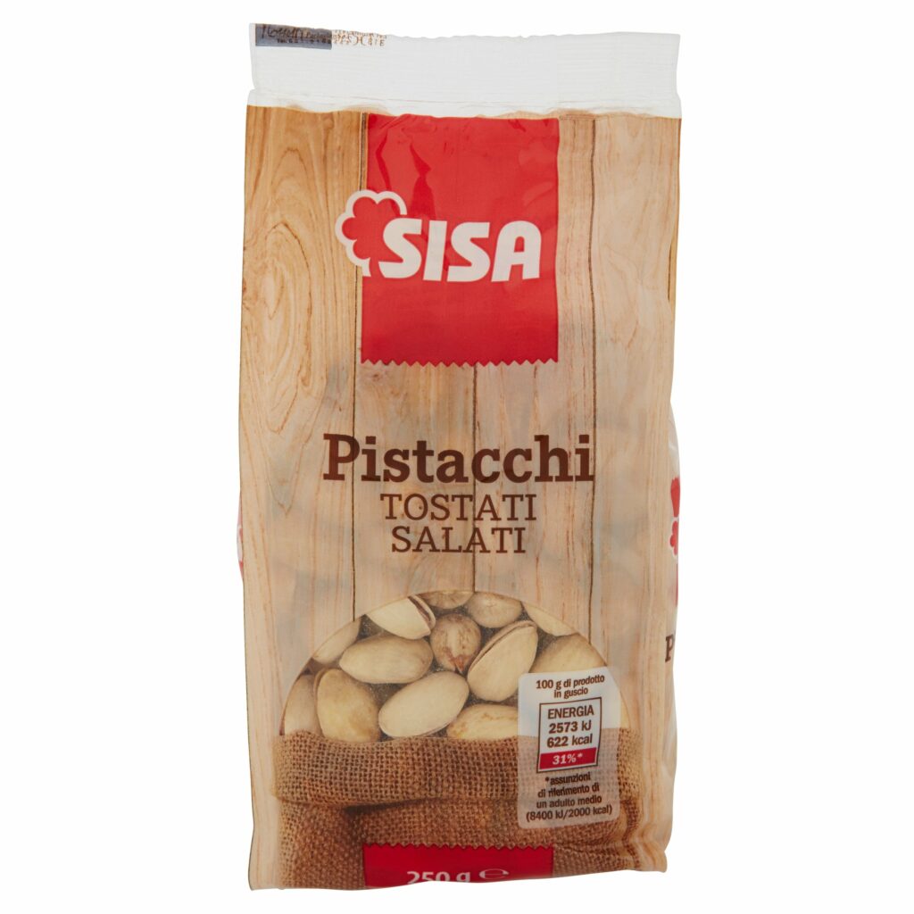 Sisa Pistacchi Tostati Salati 250 g