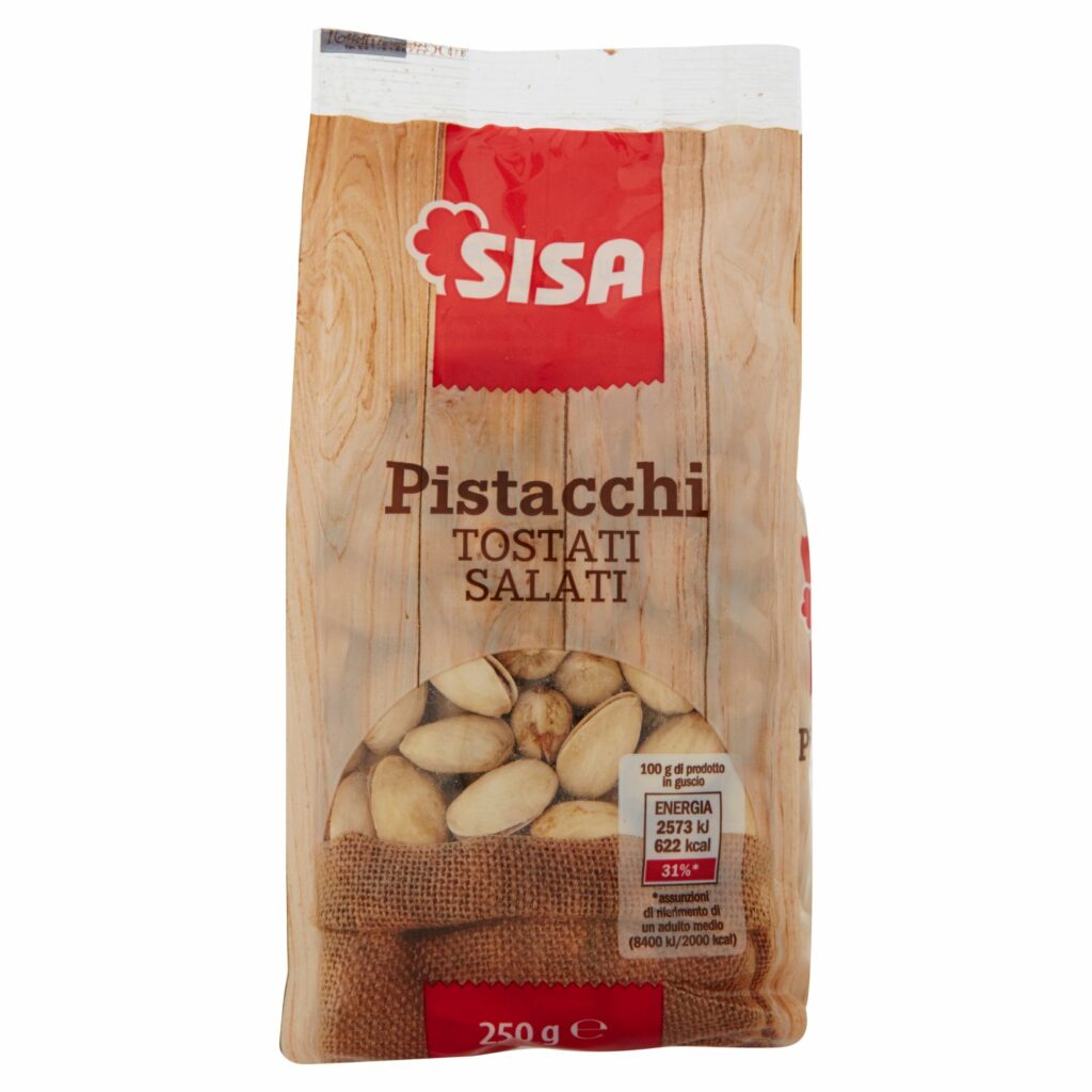 Sisa Pistacchi Tostati Salati 250 g