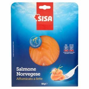 Sisa Salmone Norvegese Affumicato a fette 50 g