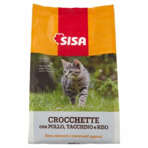 Sisa Crocchette con Pollo, Tacchino e Riso 400 g
