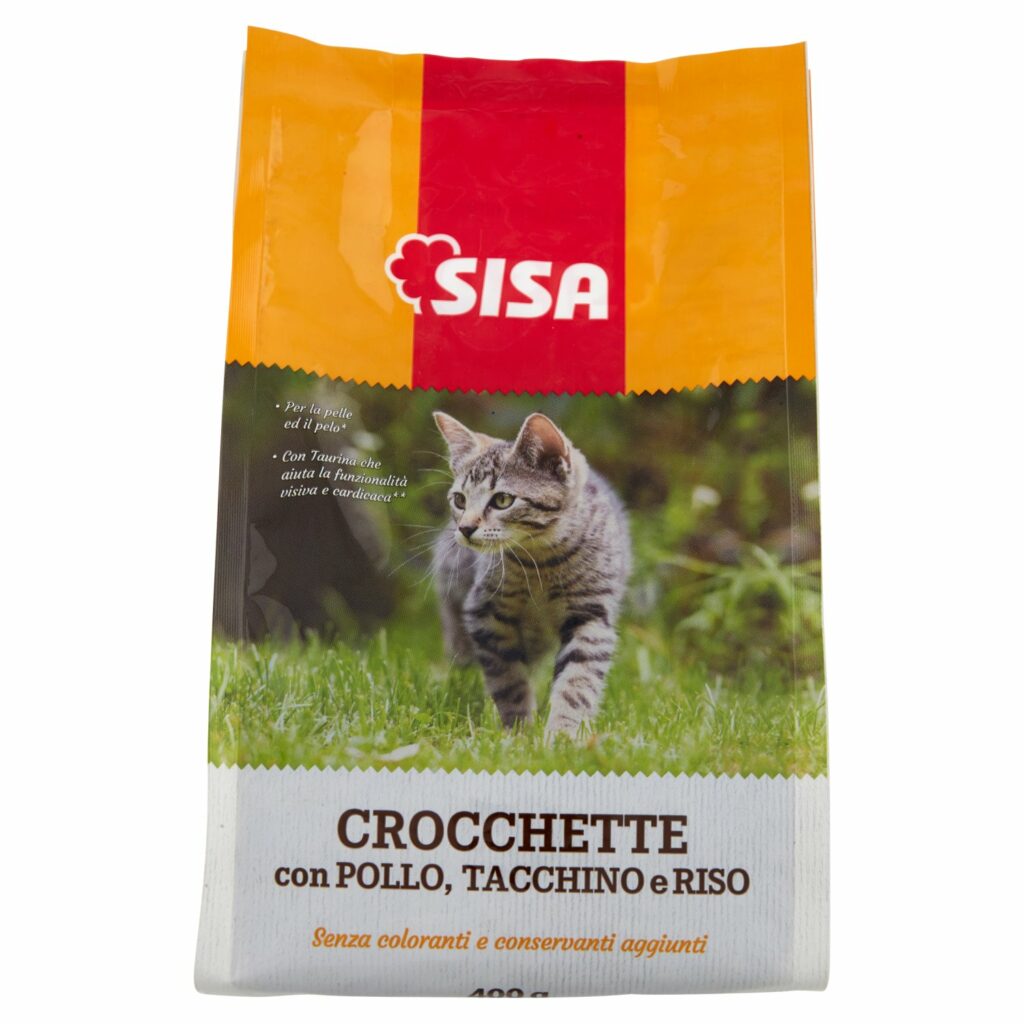 Sisa Crocchette con Pollo, Tacchino e Riso 400 g