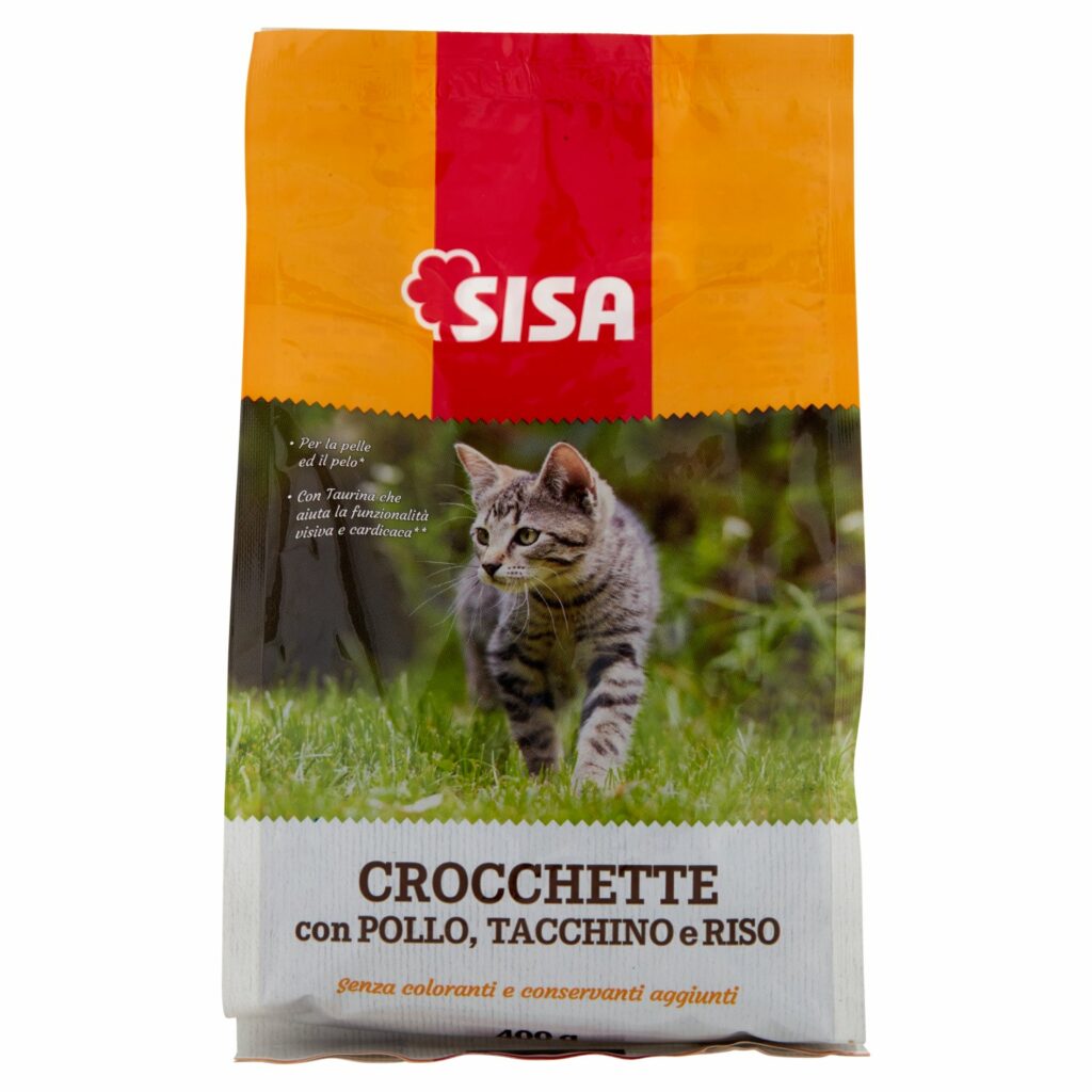 Sisa Crocchette con Pollo, Tacchino e Riso 400 g