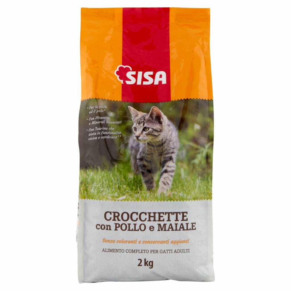 Sisa Crocchette con Pollo e Maiale 2 kg