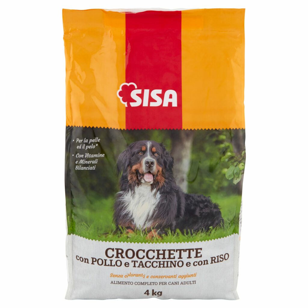 Sisa Crocchette con Pollo e Tacchino e con Riso 4 kg