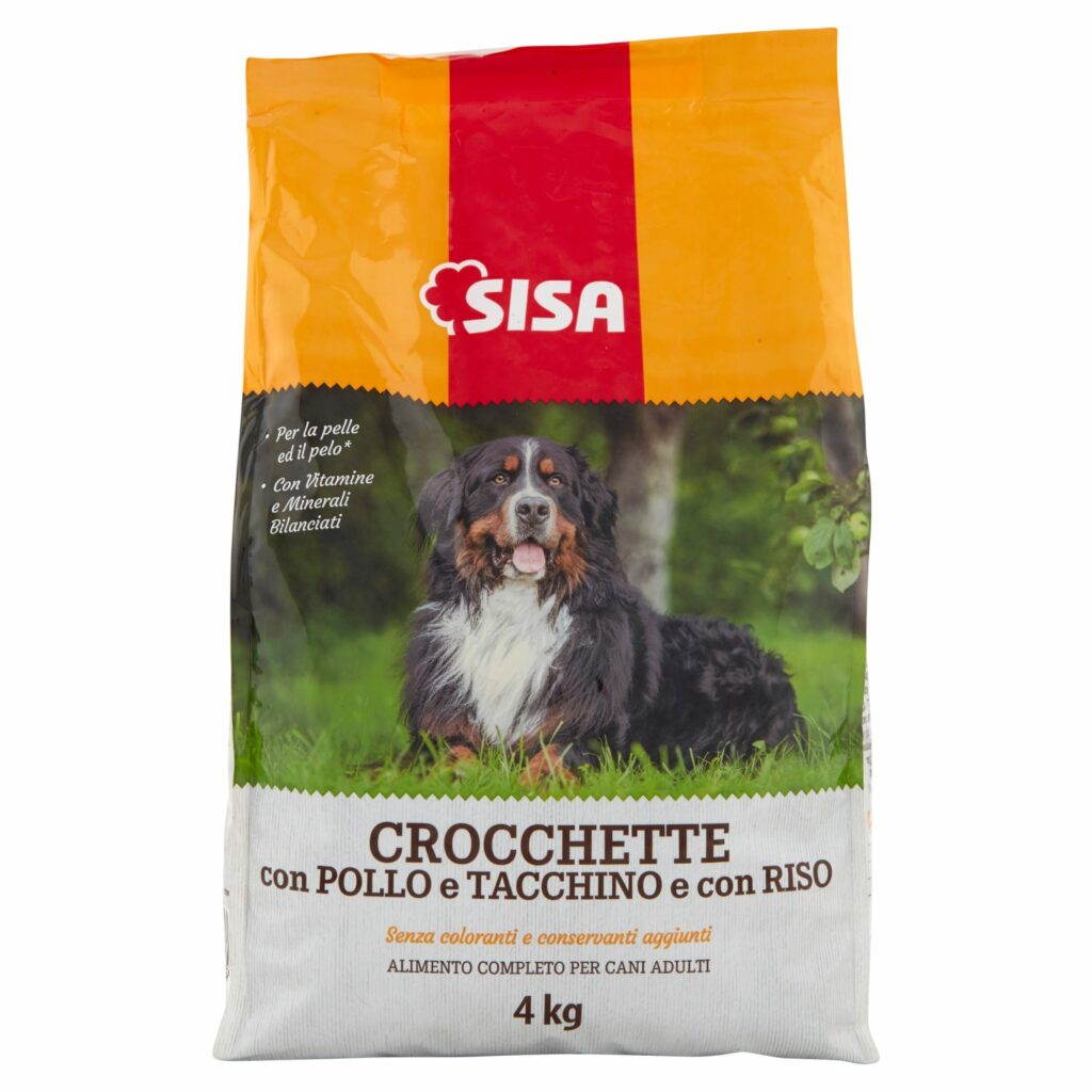 Sisa Crocchette con Pollo e Tacchino e con Riso 4 kg