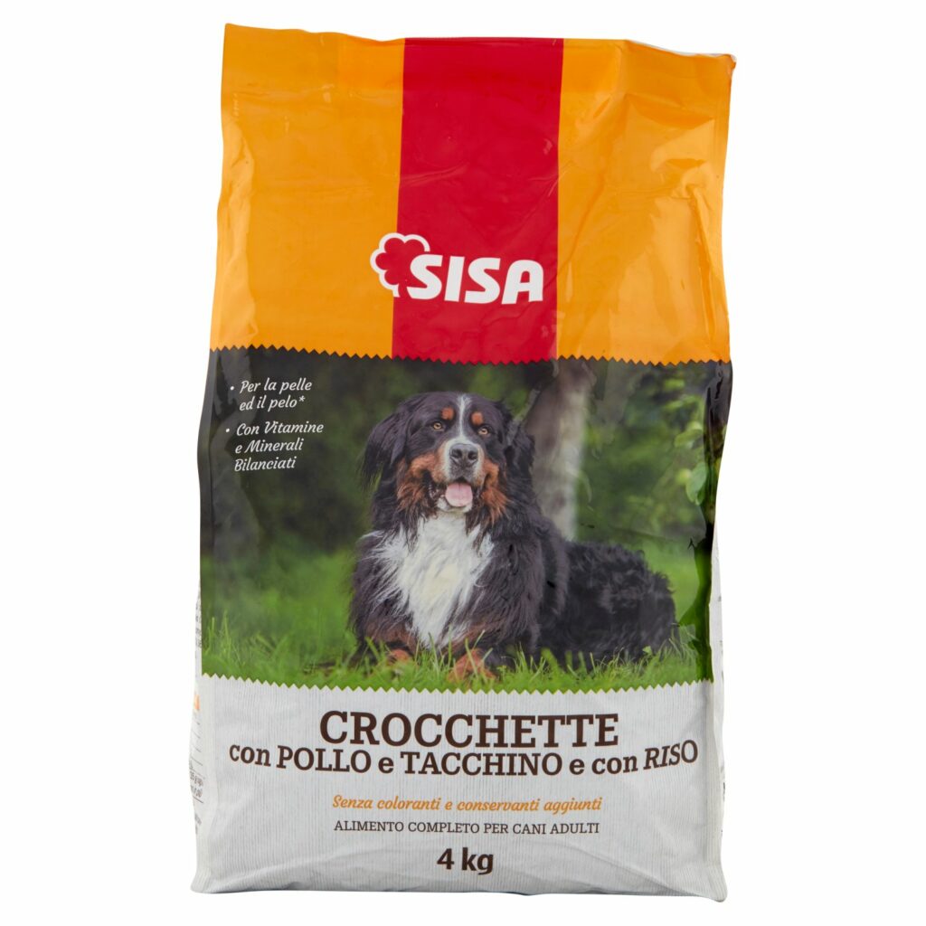 Sisa Crocchette con Pollo e Tacchino e con Riso 4 kg
