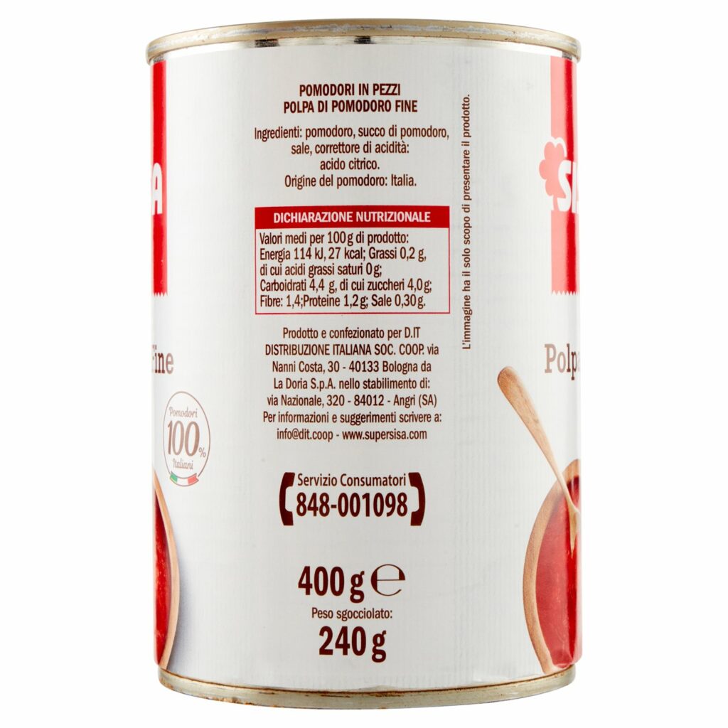 Sisa Polpa Fine 400 g