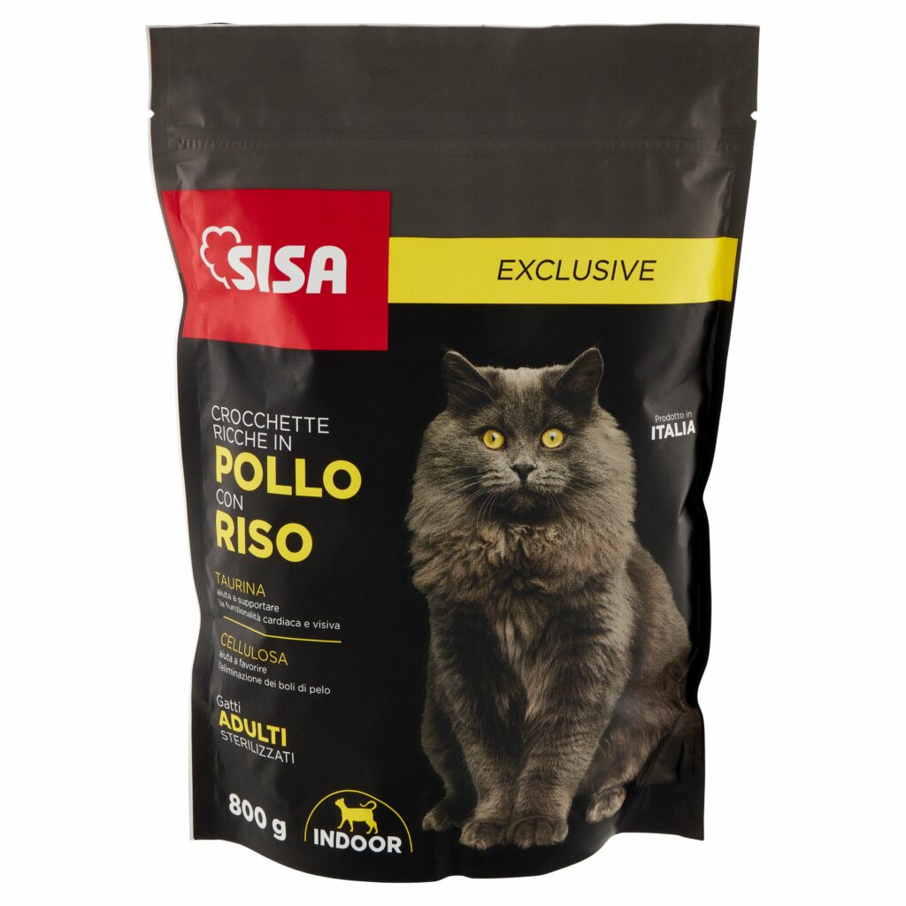 Sisa Exclusive Crocchette Ricche in Pollo con Riso 800 g