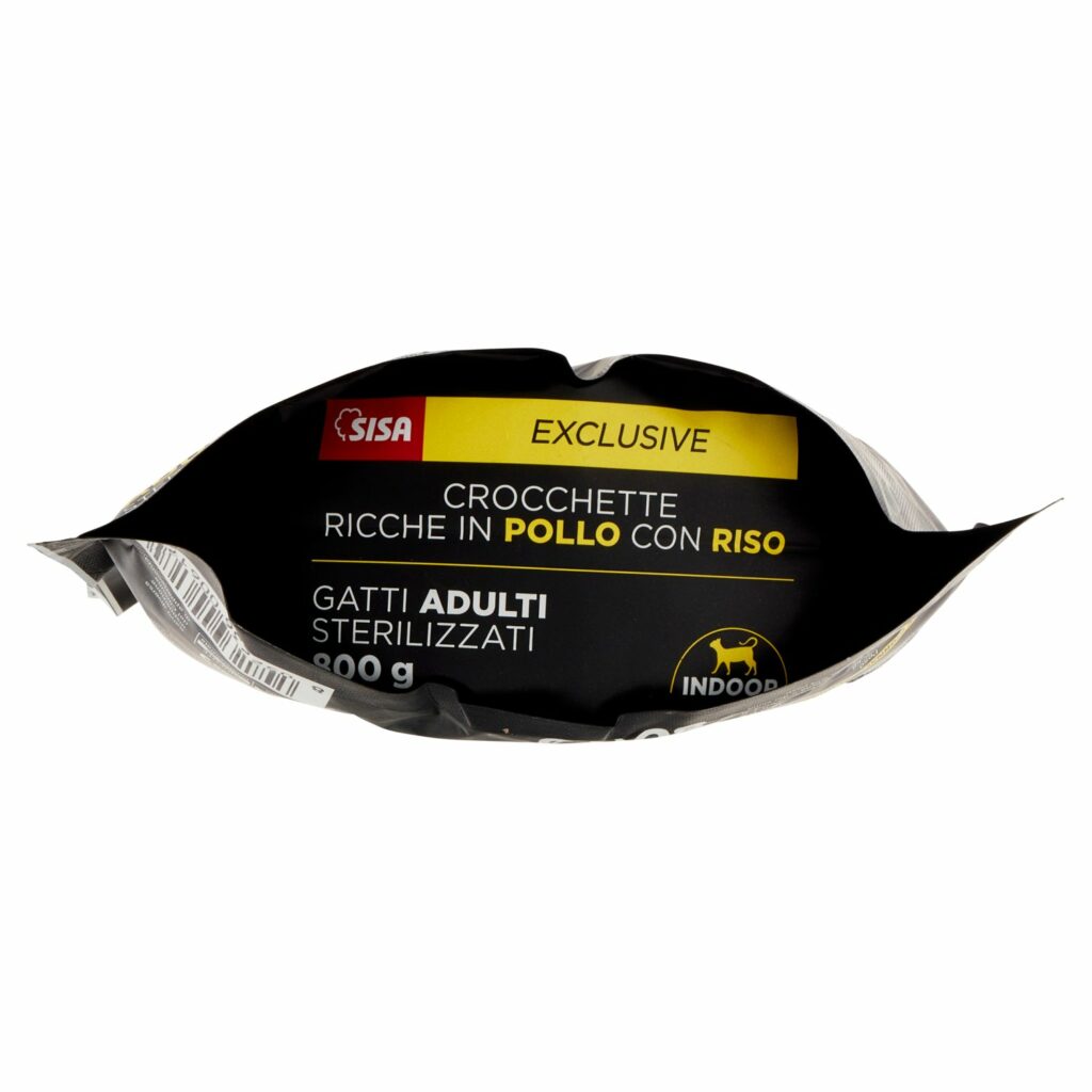 Sisa Exclusive Crocchette Ricche in Pollo con Riso 800 g