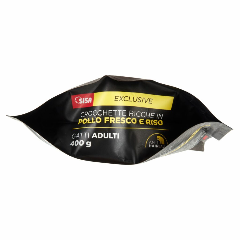 Sisa Exclusive Crocchette Ricche in Pollo Fresco e Riso 400 g