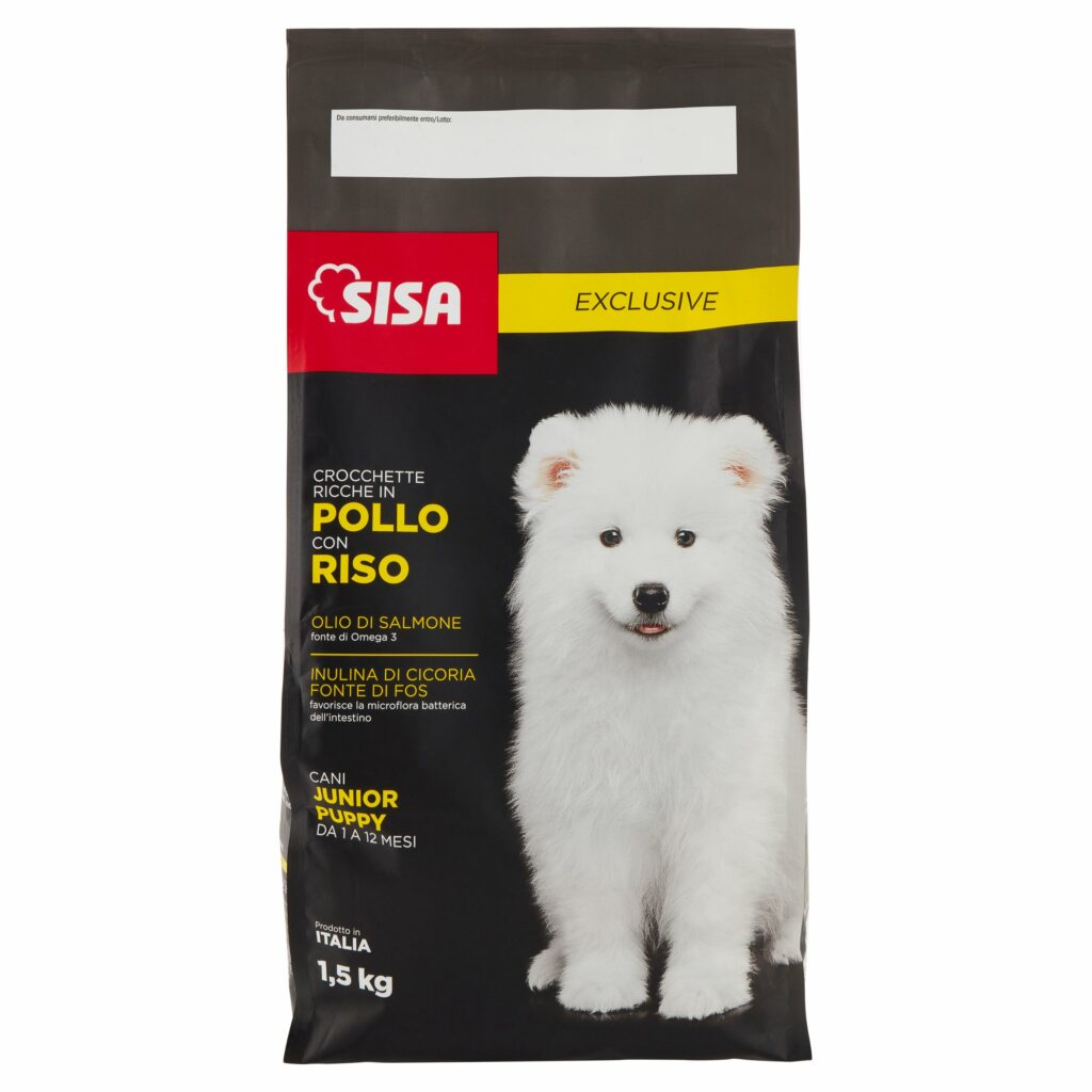 Sisa Exclusive Crocchette Ricche in Pollo con Riso 1,5 kg