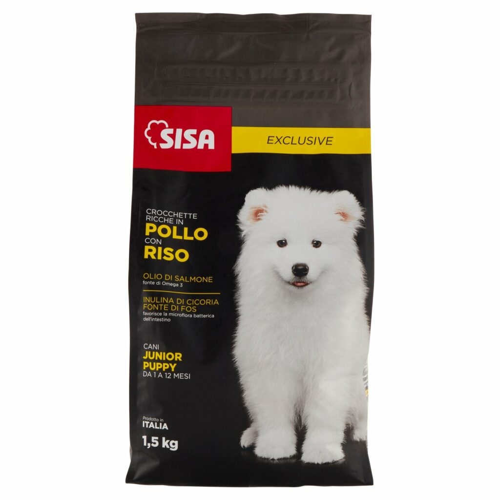 Sisa Exclusive Crocchette Ricche in Pollo con Riso 1,5 kg