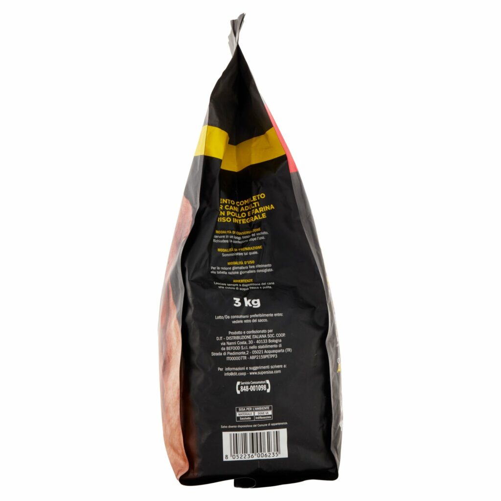 Sisa Exclusive Crocchette Ricche in Pollo e Farina di Riso Integrale 3 kg