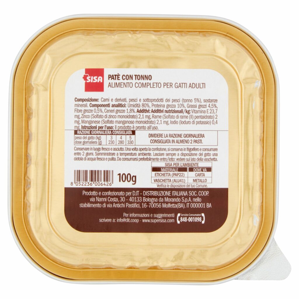 Sisa Patè con Tonno 100 g