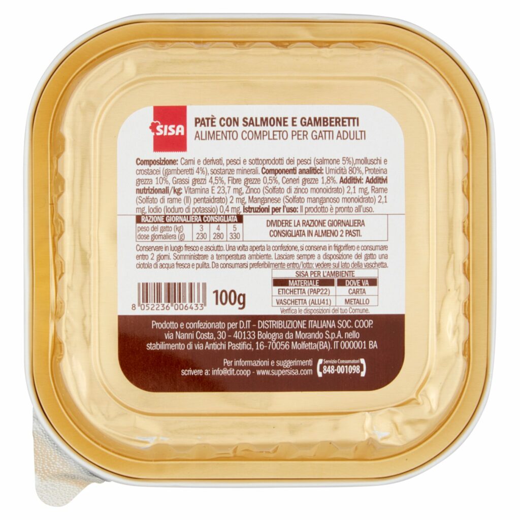 Sisa Patè con Salmone e Gamberetti 100 g