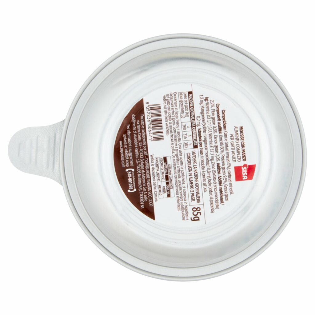 Sisa Mousse con Manzo 85 g