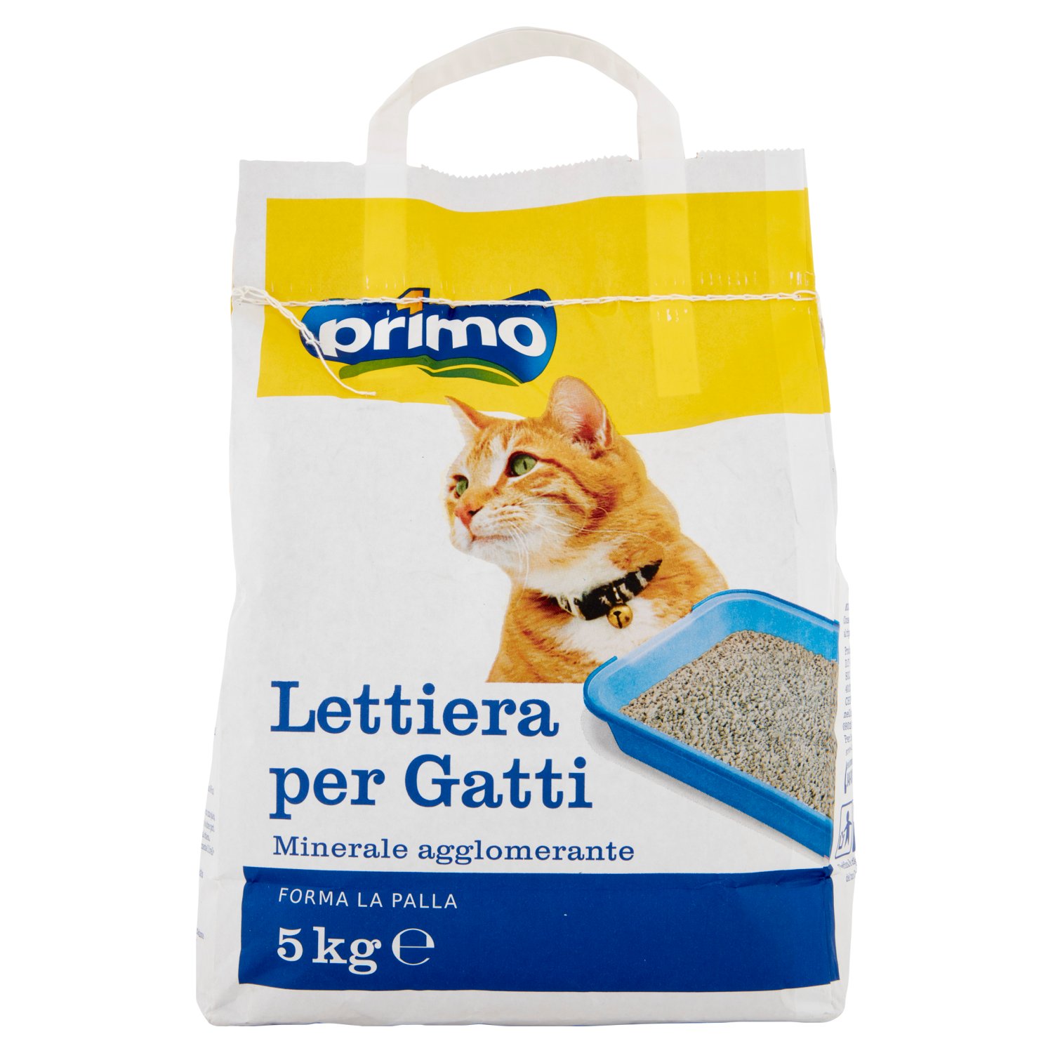 Primo Lettiera per Gatti Minerale agglomerante 5 kg - SuperSISA