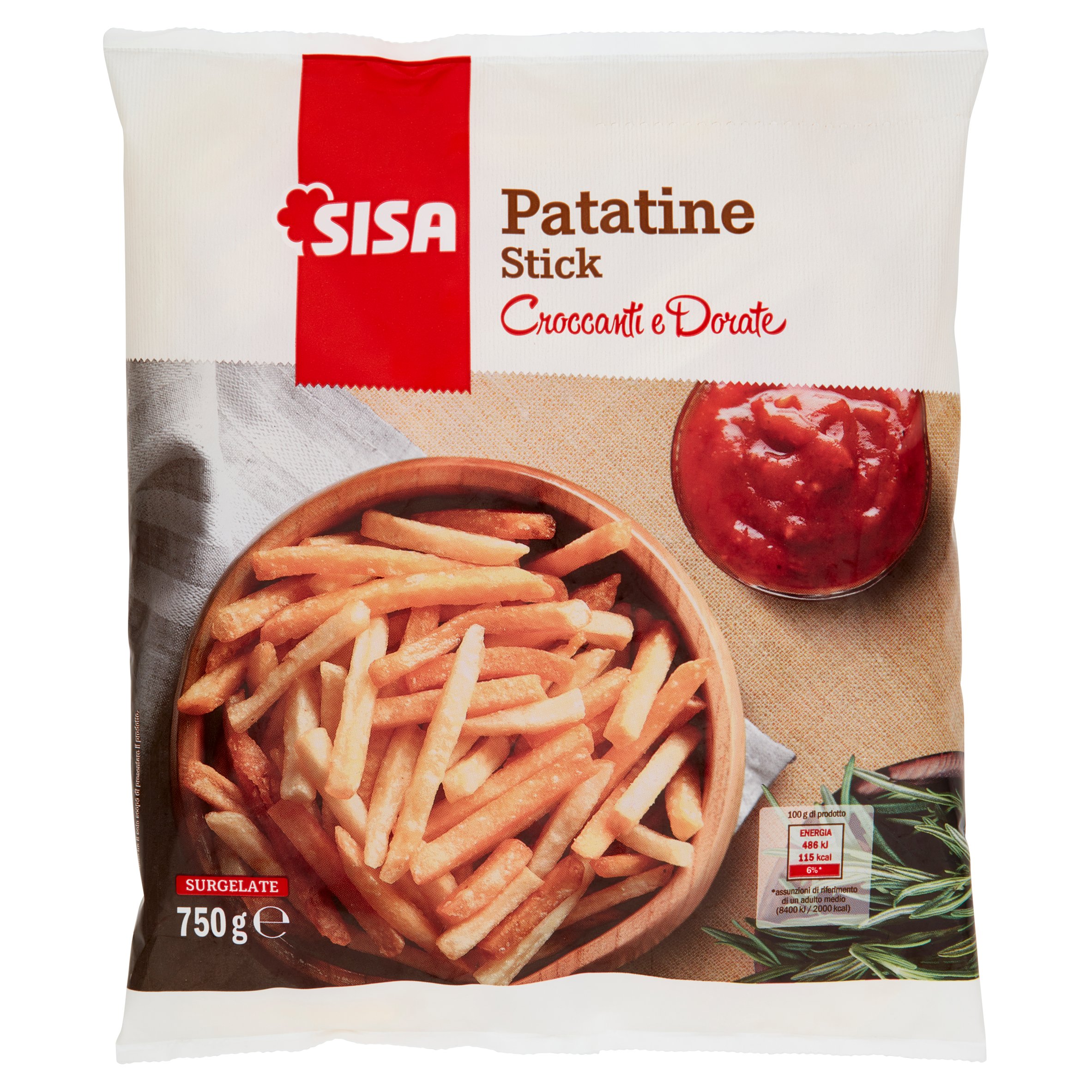 Sisa Patatine Stick Surgelate 750 g - SuperSISA