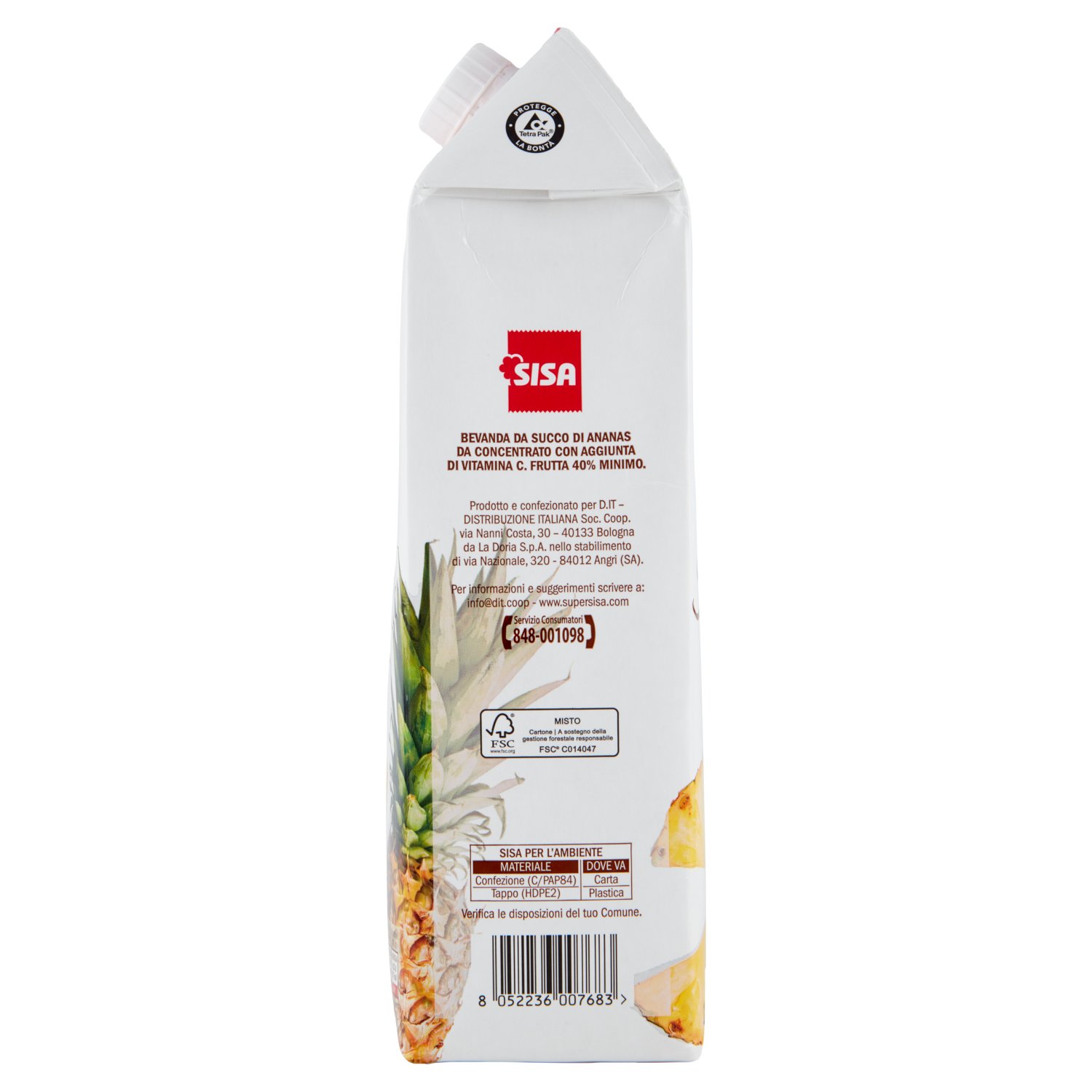  Sisa Bevanda Ananas 1,5 L