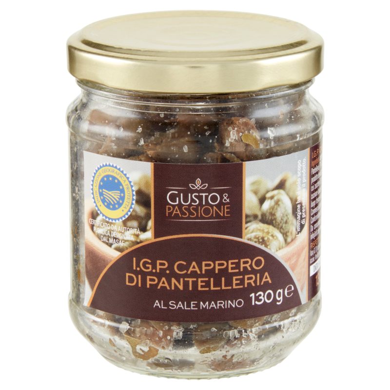Gusto & Passione I.G.P. Cappero di Pantelleria al Sale Marino 130 g