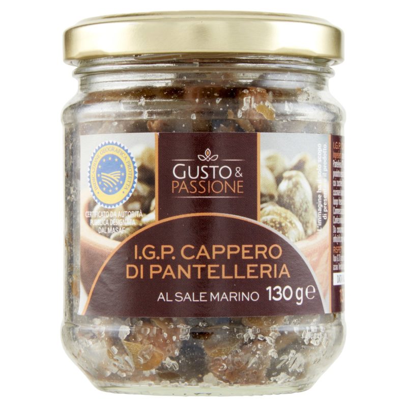 Gusto & Passione I.G.P. Cappero di Pantelleria al Sale Marino 130 g