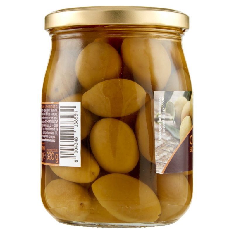 Gusto & Passione Olive Verdi Bella di Cerignola in Salamoia 550 g