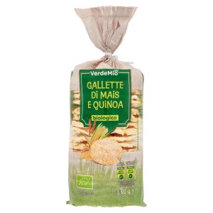 VerdeMio Gallette di Mais e Quinoa biologico 130 g