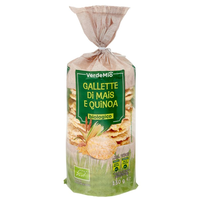 VerdeMio Gallette di Mais e Quinoa biologico 130 g