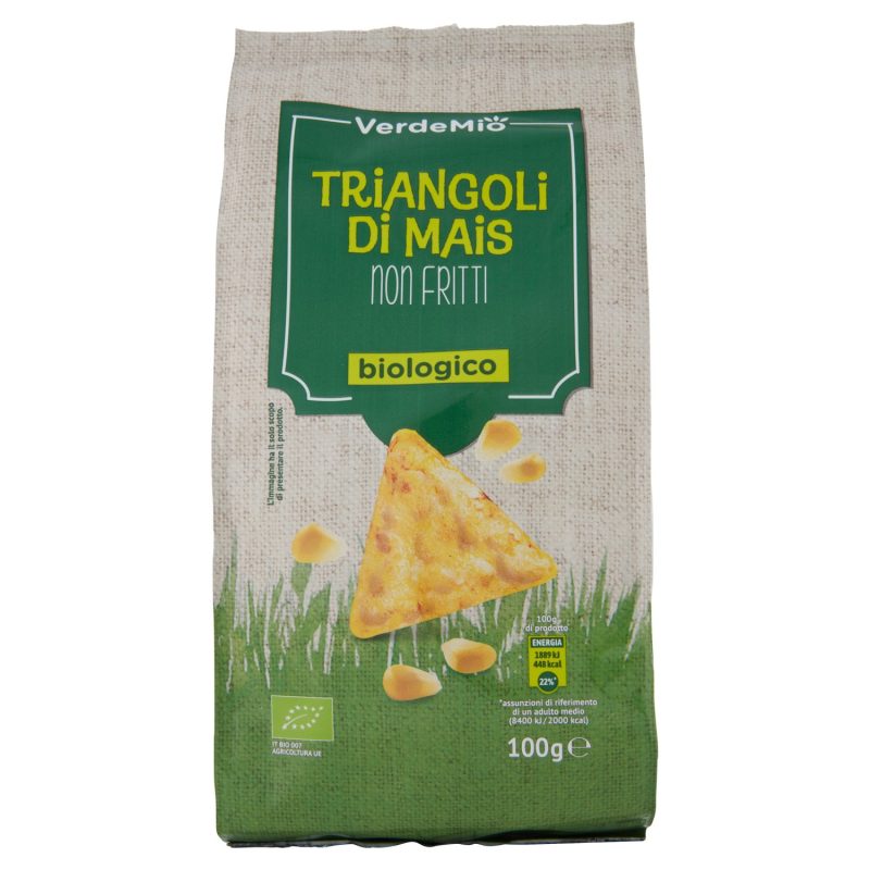 VerdeMio Triangoli di Mais biologico 100 g
