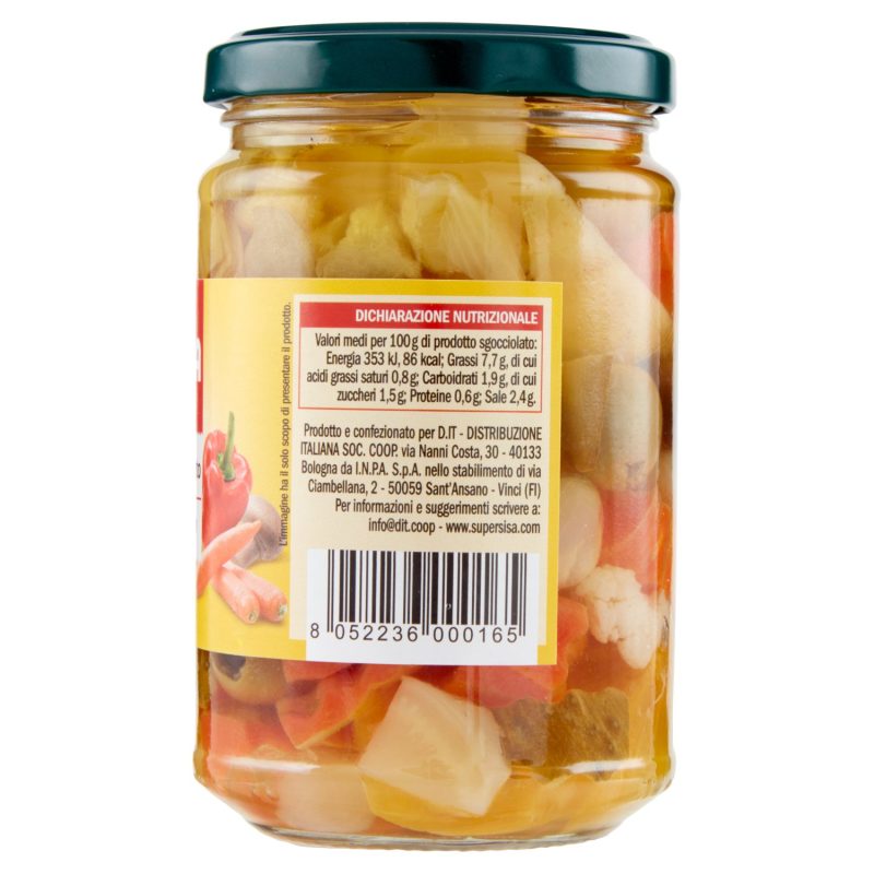 Sisa Antipasto Sottolio 280 g