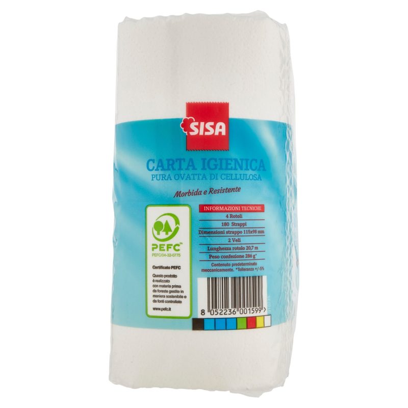 Sisa Carta Igienica 4 pz