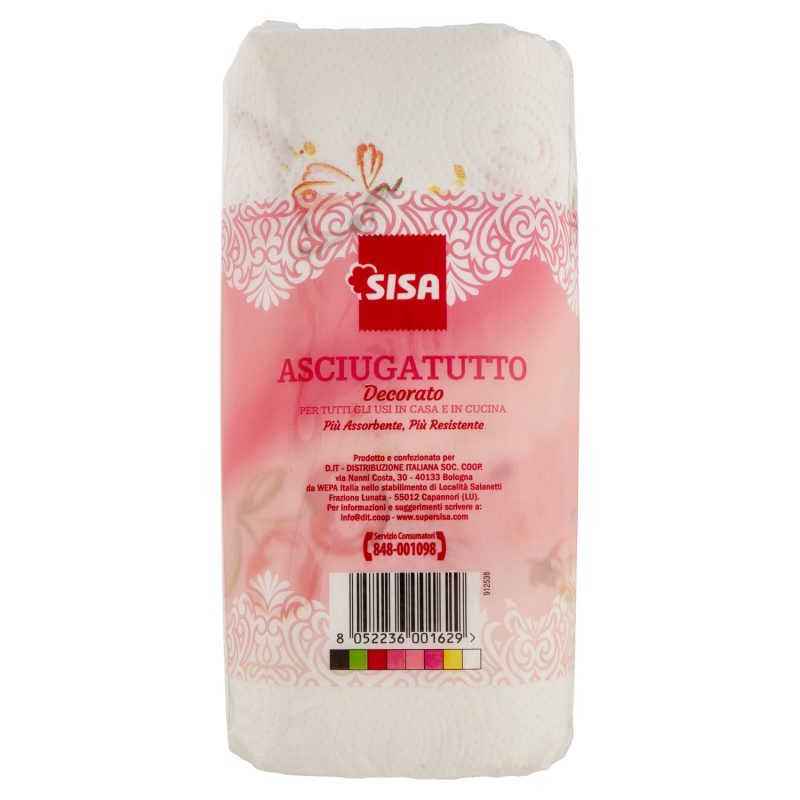 Sisa Asciugatutto Decorato 3 pz