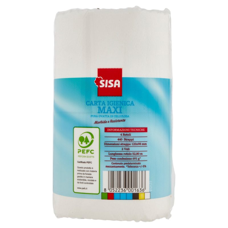 Sisa Carta Igienica Maxi 4 pz