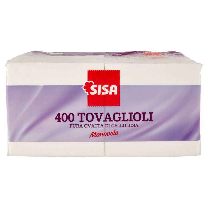 Sisa Tovaglioli Monovelo 400 pz