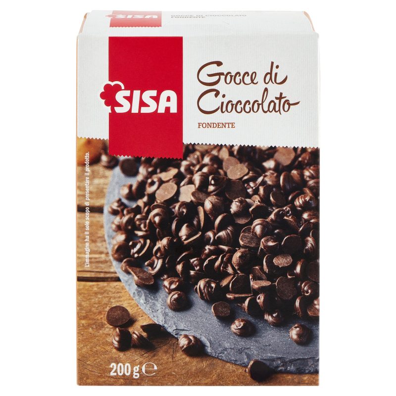 Sisa Gocce di Cioccolato Fondente 200 g