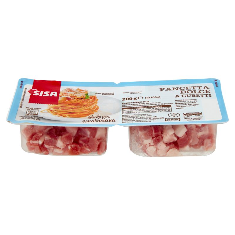 Sisa Pancetta Dolce a Cubetti 2 x 100 g